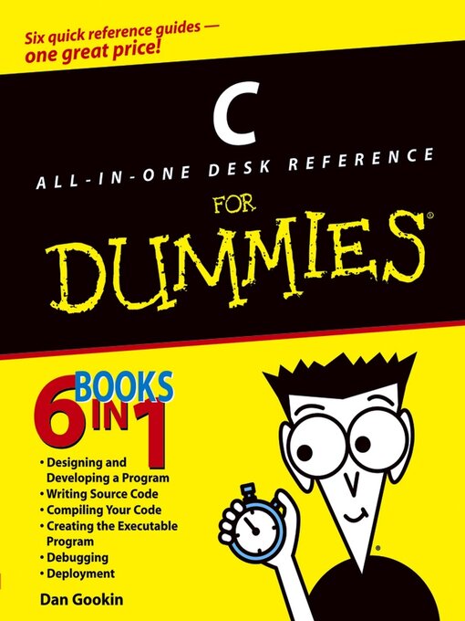 Title details for C All-in-One Desk Reference For Dummies by Dan Gookin - Available